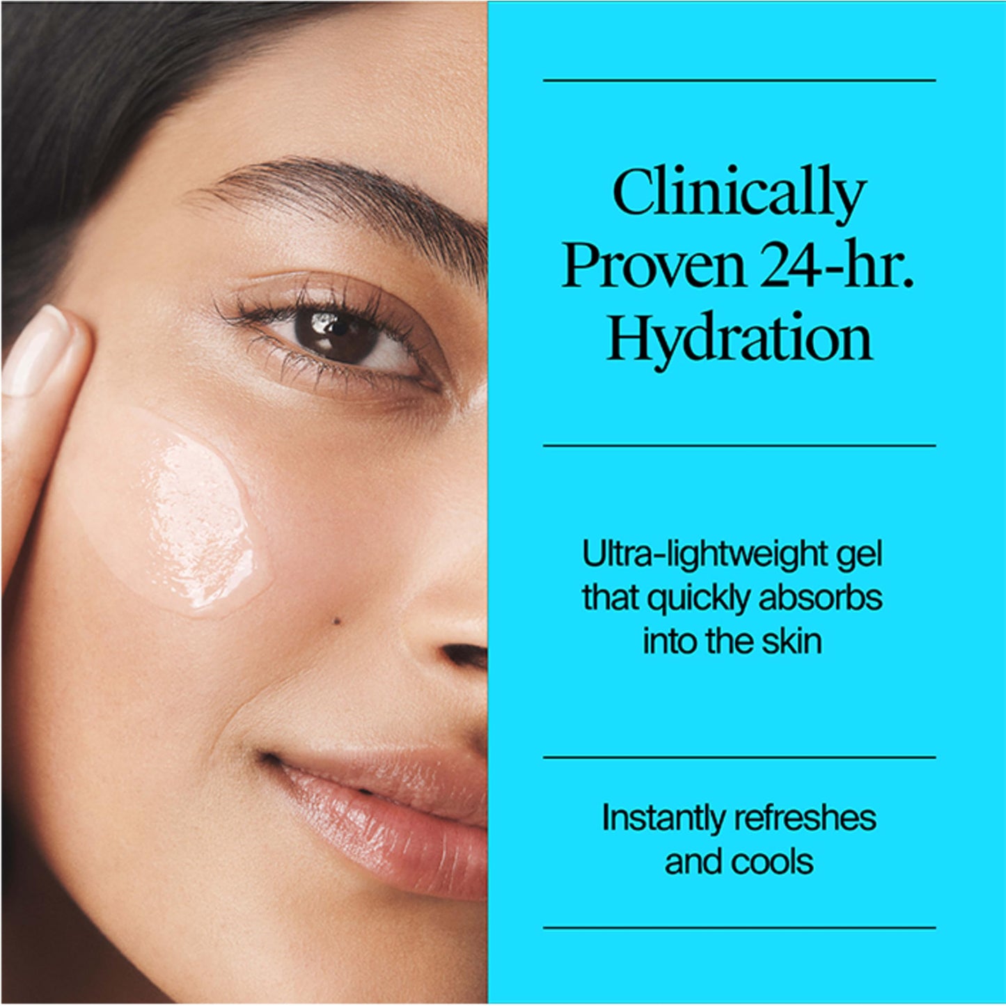 Neutrogena Hydro Boost Water Gel and Hydro Boost Hydrating Gel Cleanser, for Normal to Oily Skin, Facial Moisturizer 1.7 fl oz and Trial-Size Facial Cleanser 0.5 fl oz