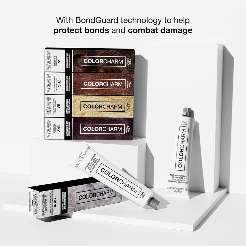COLORCHARM Permanent Cream Hair Color, 6G Hazel Blonde, 2 oz.