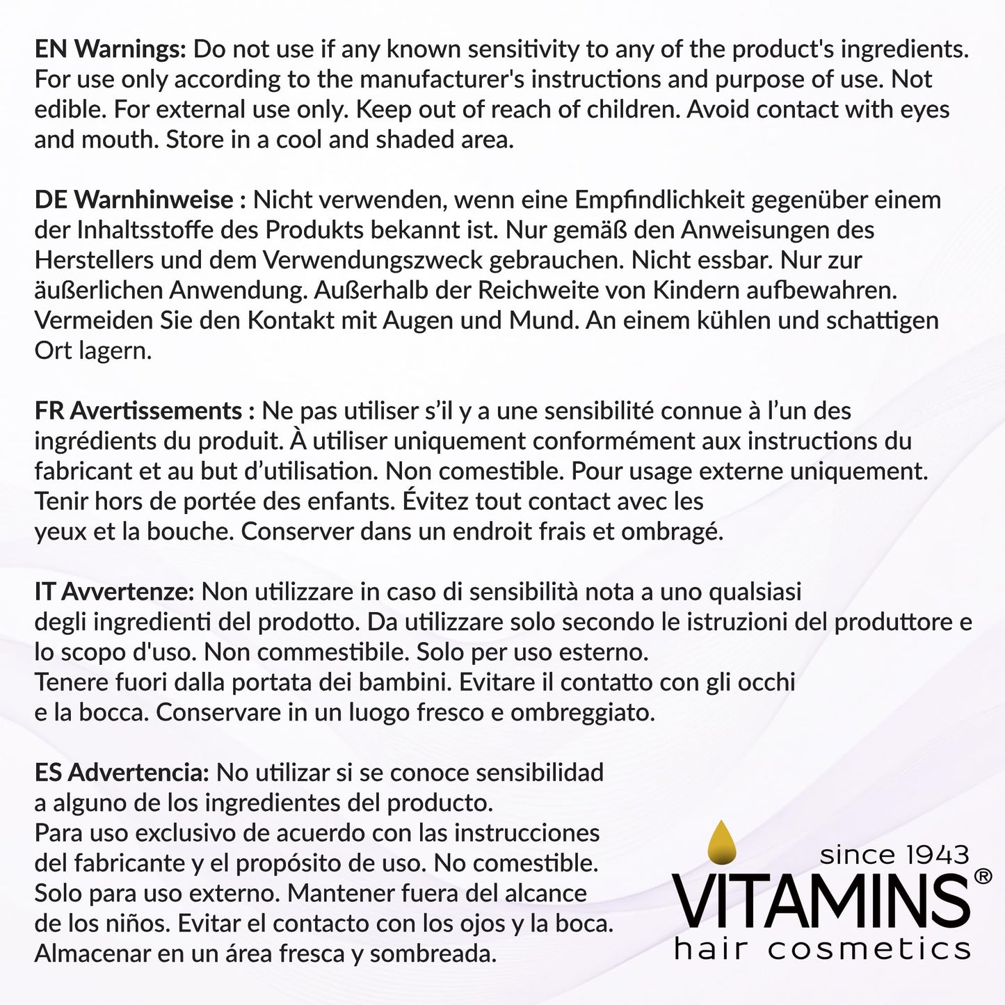 VITAMINS hair cosmetics Keratin Purple Hair Mask - Blue Hair Mask Deep Conditioner Treatment - Blonde Toner to Neutralize Brassiness in Brassy Blonde, Silver, White, Gray & Brown Locks