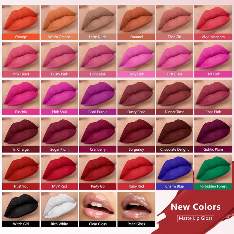 **MAKI YIKA Red Lipstick - Long Lasting, No Smudge Matte Liquid Lip Color | Transferproof & Cruelty-Free**