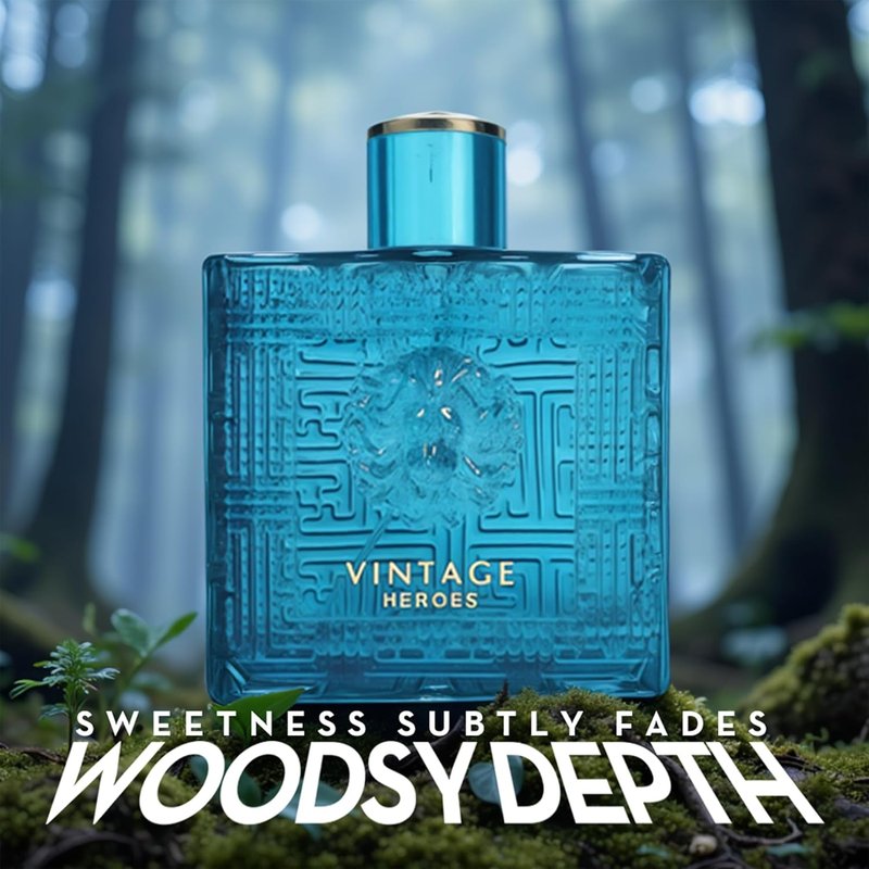 A CENTER Vintage Hero Cologne for Men - Natural Spray with Masculine Scent | 3.4 Fl Oz Eau De Parfum