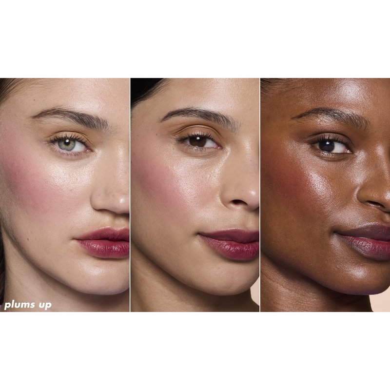 e.l.f. Sheer For It Blush Tint, Multi-Use, Long-Lasting Lip & Cheek Makeup, Creates A Natural Flush Finish, Vegan & Cruelty-Free, Plums Up