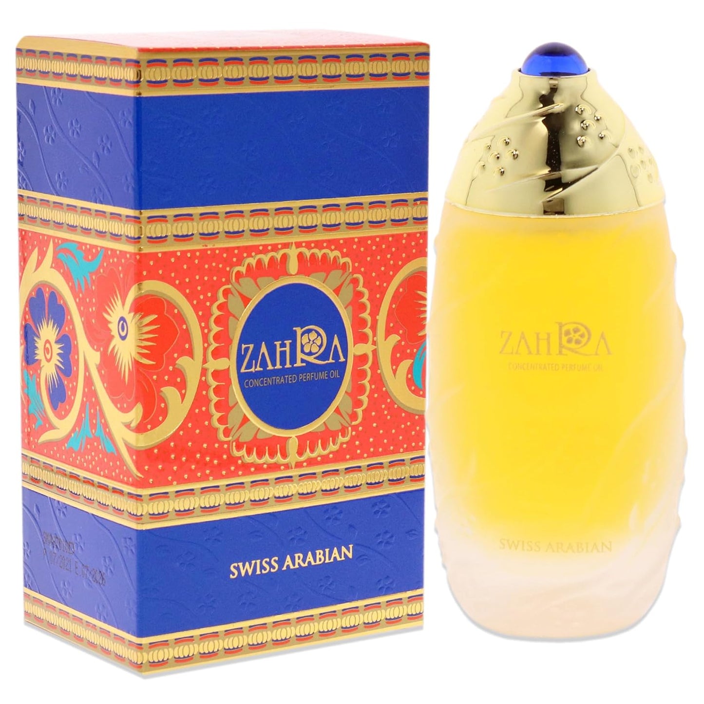 Swiss Arabian Zahra - Luxury Personal Perfume Oil - Long-Lasting Seductive Fragrance - 1 Oz