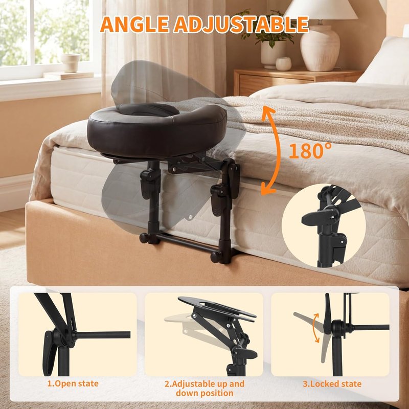 Skiennix Massage Headrest - Adjustable Face Cradle for Home Use | Ideal for Post-Surgery Comfort