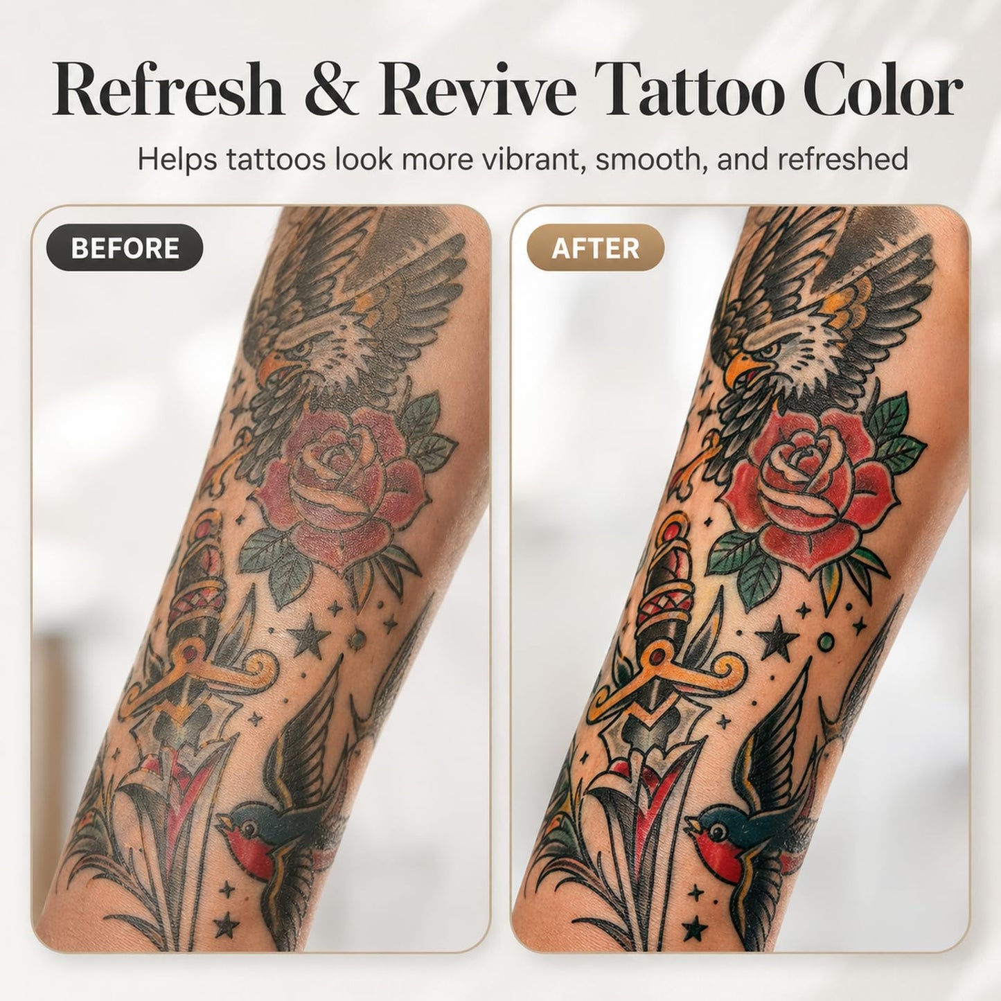 Tattoo Aftercare Kit,Dad Gifts for Fathers Day,10oz Tattoo Balm and 7oz Foam Soap,Moisturizes and Helps Protect Tattooed Skin,Revives New & Old Tattoo Appearance,pH Balanced Piercing & Tattoo Cleanser