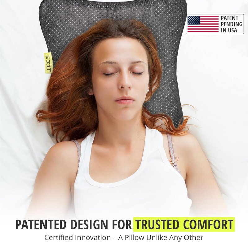 Skiennix Face Down Pillow - Comfortable Headrest for Massage Tables | Includes 2 Covers & Gua-Sha Tool