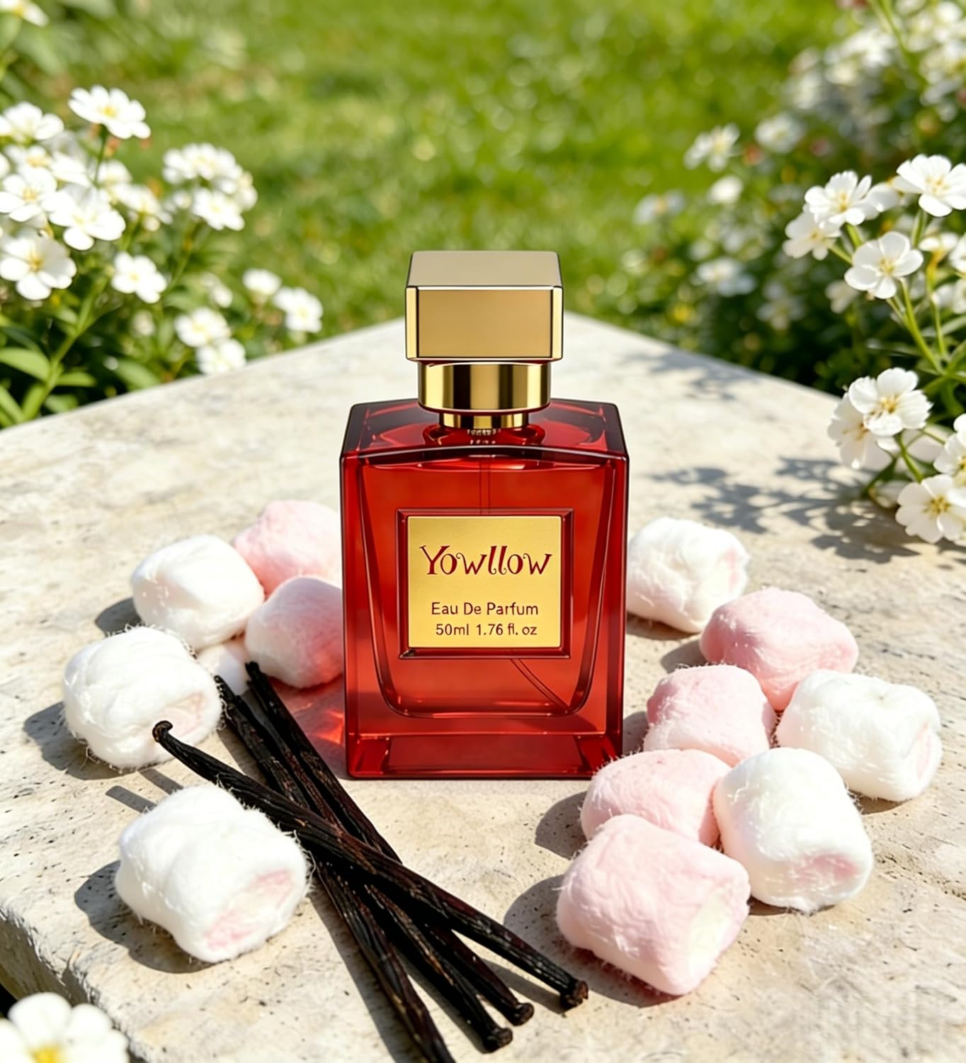 Yowllow- Womens Eau de Parfum - Floral Marshmallow Inspired by By K.aya.li #81 - Long Lasting & Pure Feminine Perfume - Luxury Women Fragrance Spray 1.7 Fl 0z/50ML