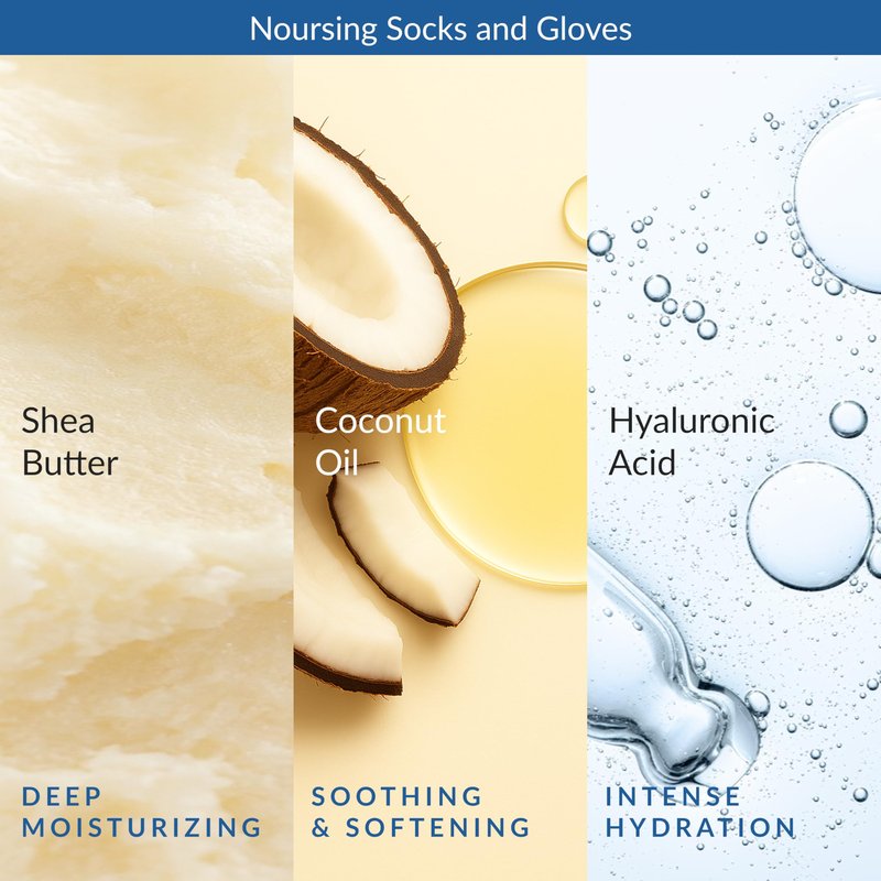 Epielle Intensive Repairing Foot Mask 6 Pairs, Soften with Coconut Oil & Milk Extract, Deep Moisturizing Socks for Dry, Cracked Feet, Self Care Gifts for Women, Spa Kit, Mothers Day Gifts