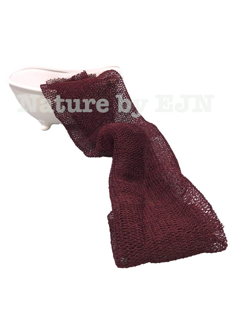 Nature by EJN - Net Bath Sponge, Long, Skin Exfoliation, African, Porous, NKN Naturals