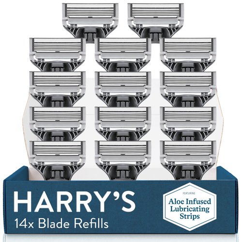 Harry's Razor Blades for Men - 14 Count - Premium Razor Blade Refill Cartridges
