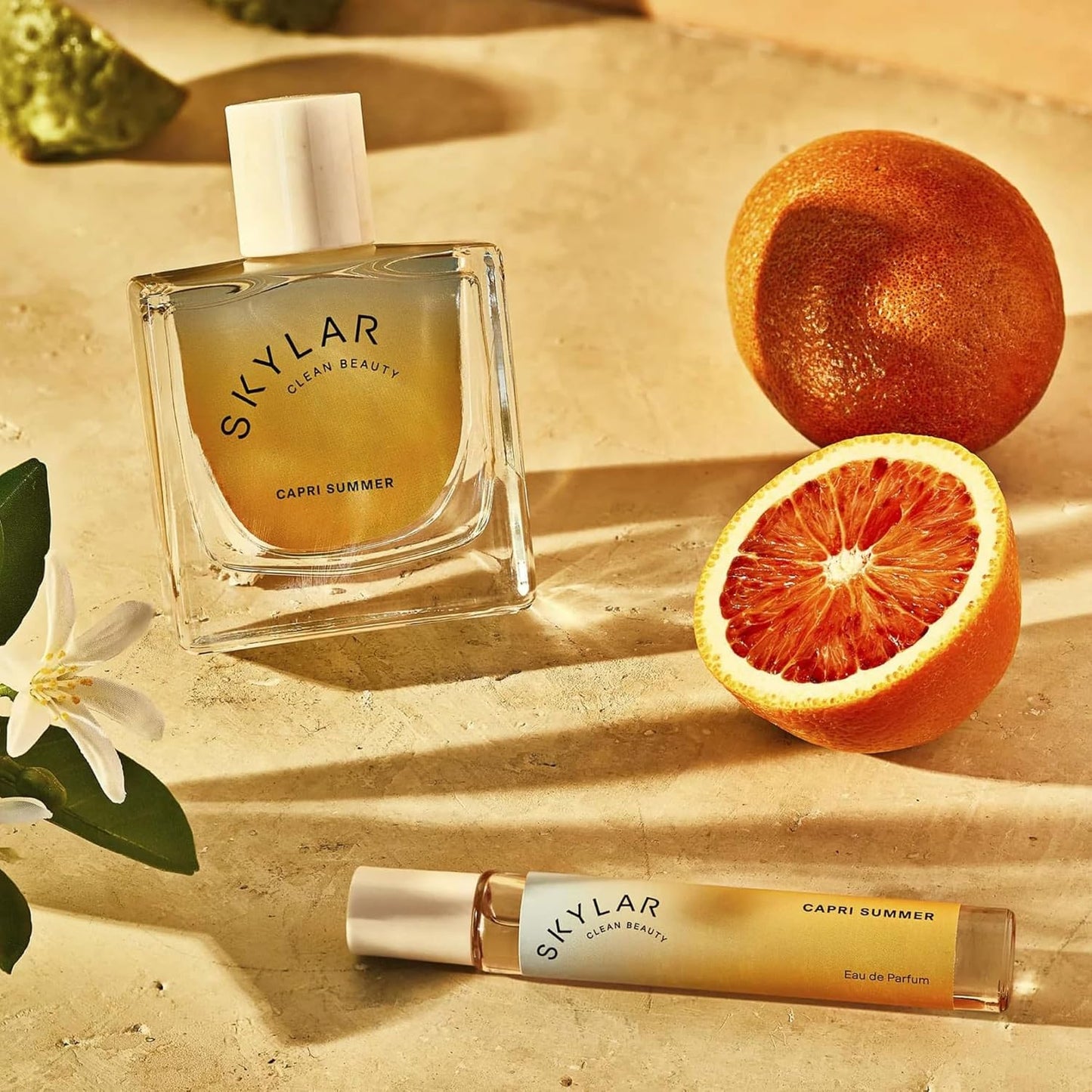 Skylar Capri Summer Eau de Parfum - Hypoallergenic Citrus Perfume for All - Vegan, 10mL / 0.33 Fl oz