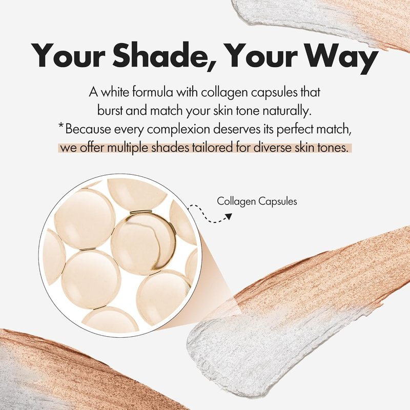 ELROEL Blanc Cover Cream Stick - Color-Changing Foundation with Volufiline | Medium to Full Coverage, Dewy Finish, 200 Fair