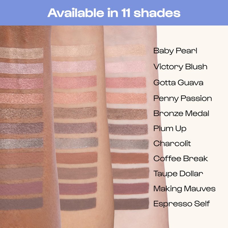 ALLEYOOP 11th Hour Waterproof Cream Eyeshadow Stick – Long-Lasting Eye Shadow Pencil & Eyeliner, Cream to Powder Stick & Highlighter – Smudge-Proof Eyeshadow Shimmer, Rose Shimmer