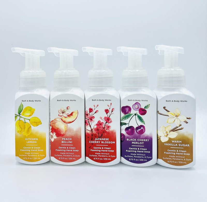 Bath and Body Works Foaming Hand Soap - Gentle & Clean, 8.75 fl. oz. | Variety 5-Pack