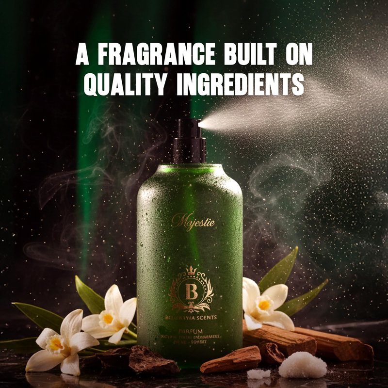Belgravia Scents Majestic Unisex Eau De Parfum 100ml (3.4 oz) - Long-Lasting Fragrance For Men & Women Premium Oil-Based Vanilla & Agarwood Cologne With Musk & Sandalwood Luxury Arabian Perfume EDP