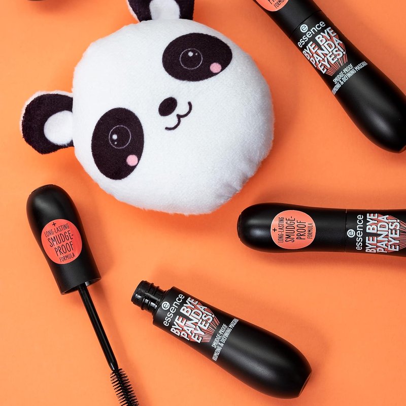 Essence | Bye Bye Panda Eyes Tubing Mascara | Smudge-Proof & Volumizing | Vegan, Cruelty-Free, Paraben-Free (1 Pack)