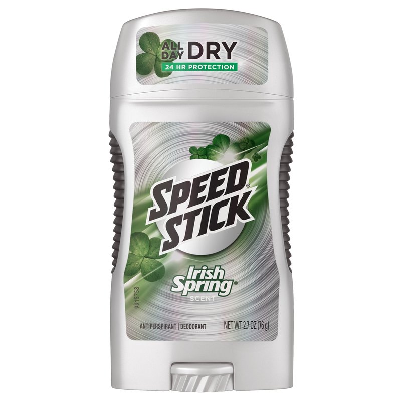 Speed Stick Irish Spring Antiperspirant Deodorant, Original - 2.7 Ounce