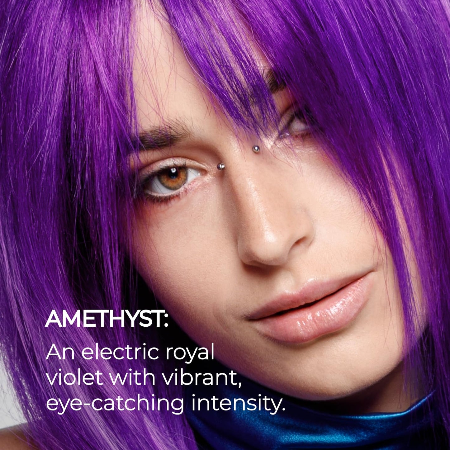 XMONDO Color Amethyst Depositing Mask & Semi-Permanent Purple Hair Dye | Infused with Bond Booster Technology & Hyaluronic Acid for Nourishment, Revitalization & Repair, Vegan Formula, 8 Fl Oz 1-Pack