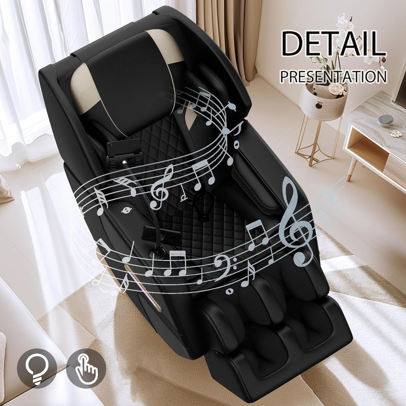 Skiennix Full Body Massage Chair - Zero Gravity Design with Airbag Massage & Heating | Touch Screen Control