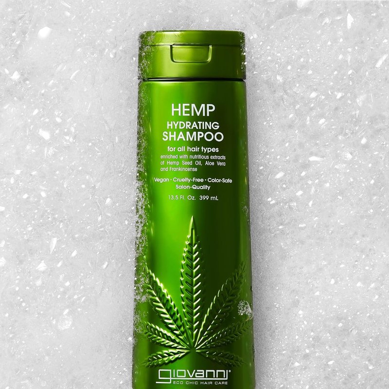 Hemp Hydrating Shampoo - Natural Formula with Hemp Seed Oil, Aloe Vera & Frankincense | 13.5 Fl Oz