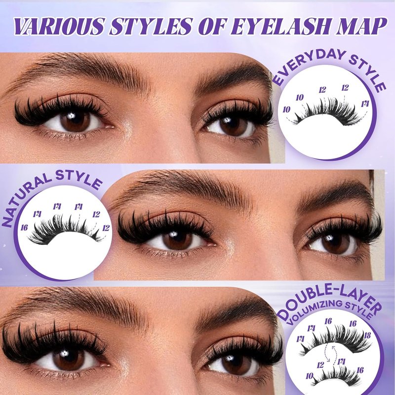 B&Q Manga Lash Clusters - Wet-Look D Curl Eyelash Extensions | 156PCS Reusable 10-18mm for Beginners