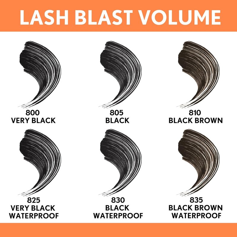CoverGirl Lash Blast Volume Mascara - Volumizing, Long-Wearing, Smudge-Proof | Black, 2 Count