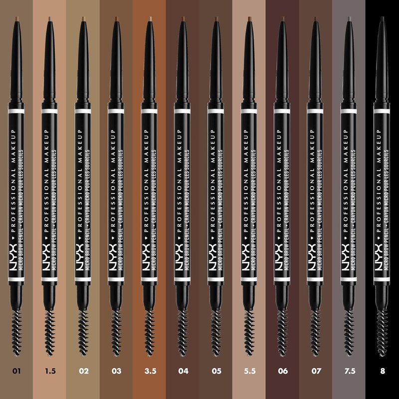 NYX Micro Brow Pencil - Precise Eyebrow Pencil for Defined Brows | Chocolate Shade