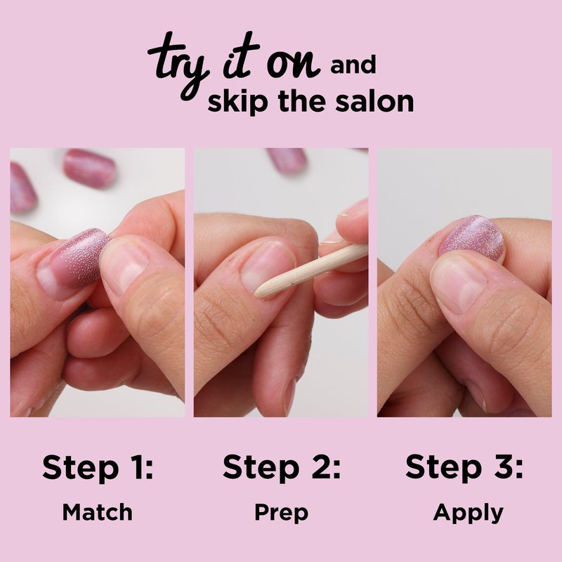 Sally Hansen Salon Effects Perfect Press-On Short'Ease Nails | Square Shape | Easy to Apply, Non-Damaging, Natural Look Vitamin E & B5 | 30 Nails, Nail Glue, Adhesive Tabs, File| Petite French
