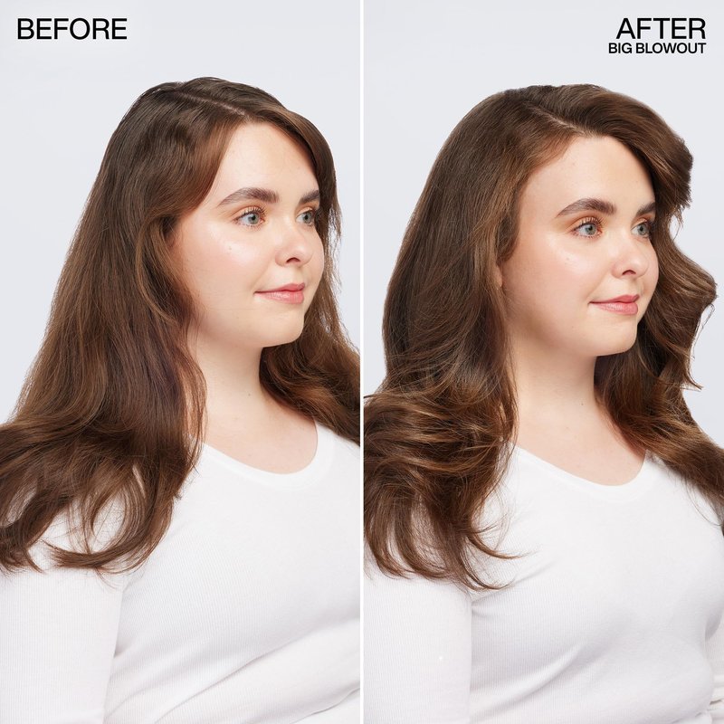 Redken Big Blowout Heat Protectant Hair Styling Gel - Provides Volume & Movement, Hair Shine, Anti-Frizz Blowdry Gel