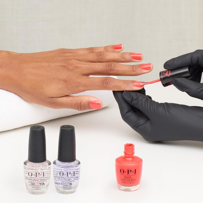 OPI Nail Lacquer Heat Vision | Opaque Bright Warm Coral Crème Chip Resistant Nail Polish x Supergirl Collection