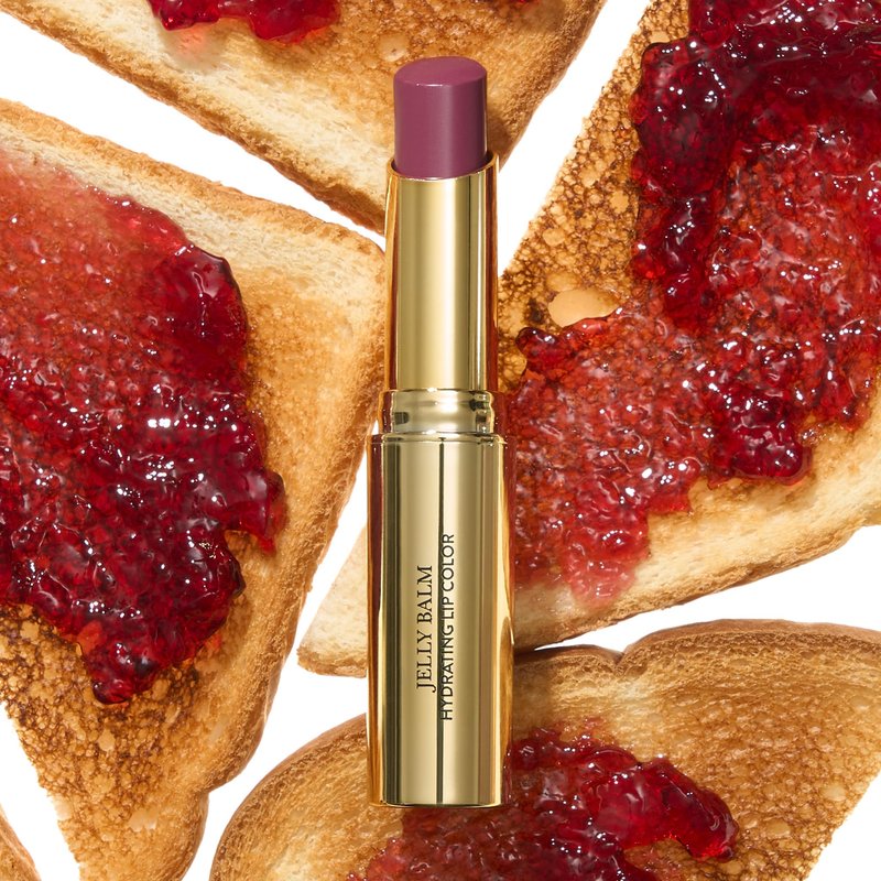 LAURA GELLER NEW YORK Jelly Balm Tinted Lip Balm – Jammin' – Hydrating Lip Color with Shine Finish – Squalane & Vitamin E – Buildable Sheer to Medium Coverage – Vegan & Cruelty-Free