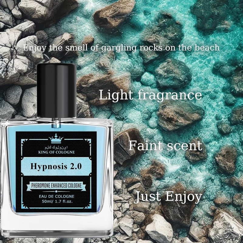 Pheromone Cologne For Men, Hypnosis 2.0 Cologne Pheromone Perfume For Men Fragrance - Pheromone Perfume 1.67OZ (1.7 OZ)
