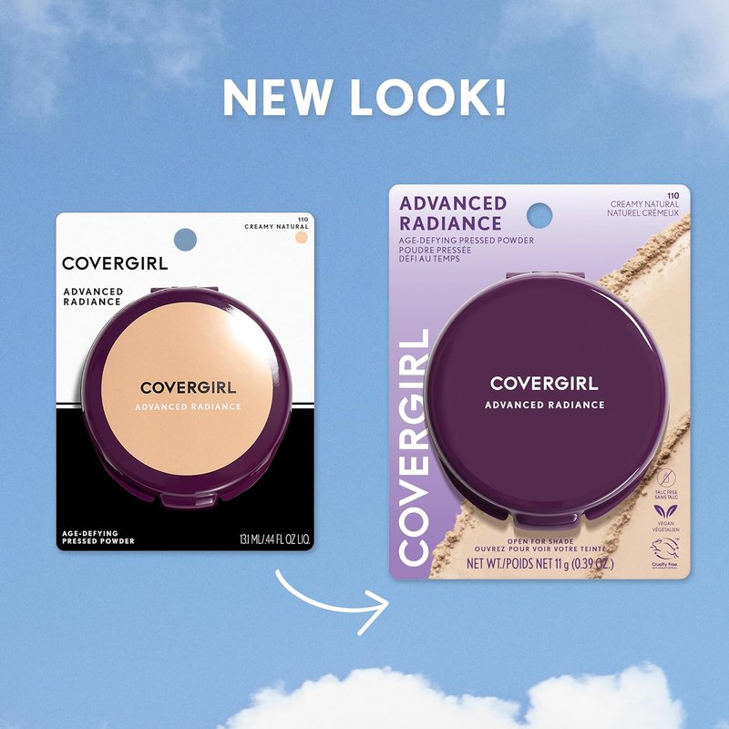 COVERGIRL Advanced Radiance Age-Defying Pressed Powder - Natural Beige | 0.39 oz (11 g)