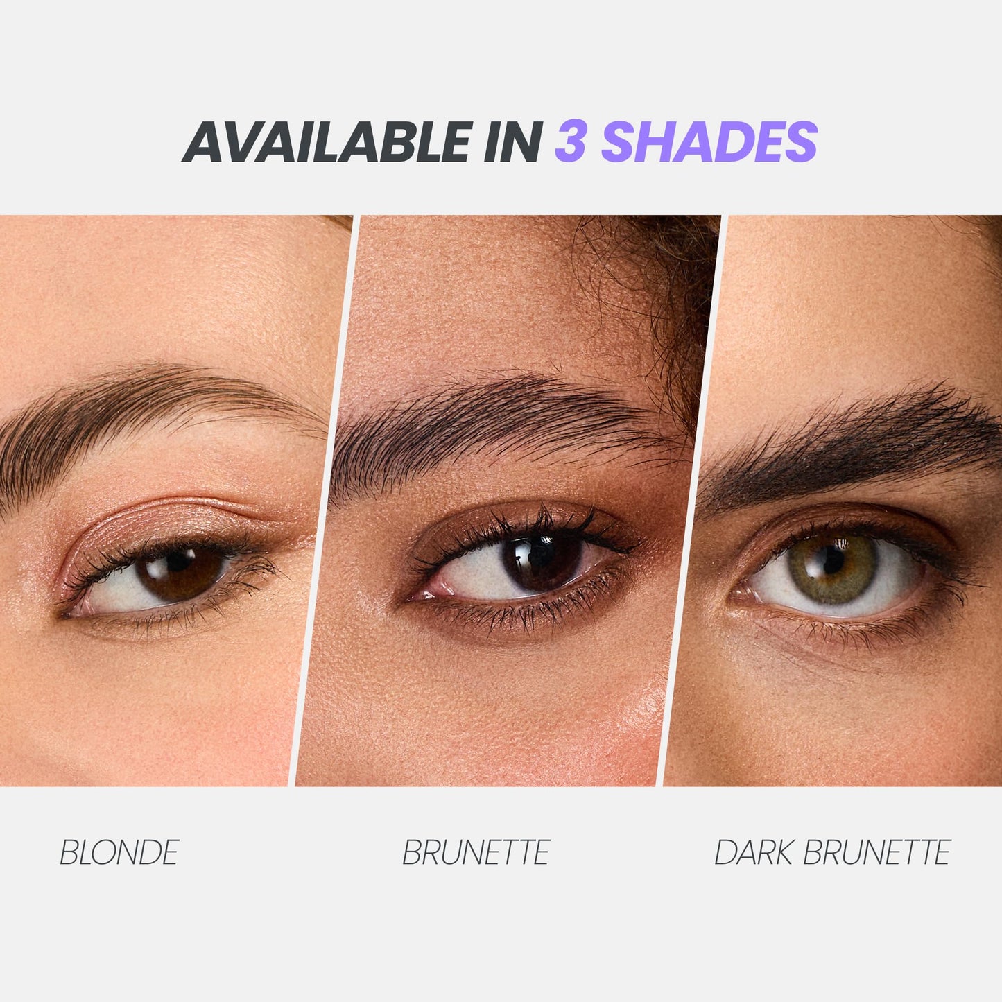 Wonderskin Brow/Do Eyebrow Gel Topper - Skinrageous All-Day Eyebrow Tint Mascara, Long-Lasting, Waterproof & Transfer-Proof Tinted Brow Gel Topper (Brunette)