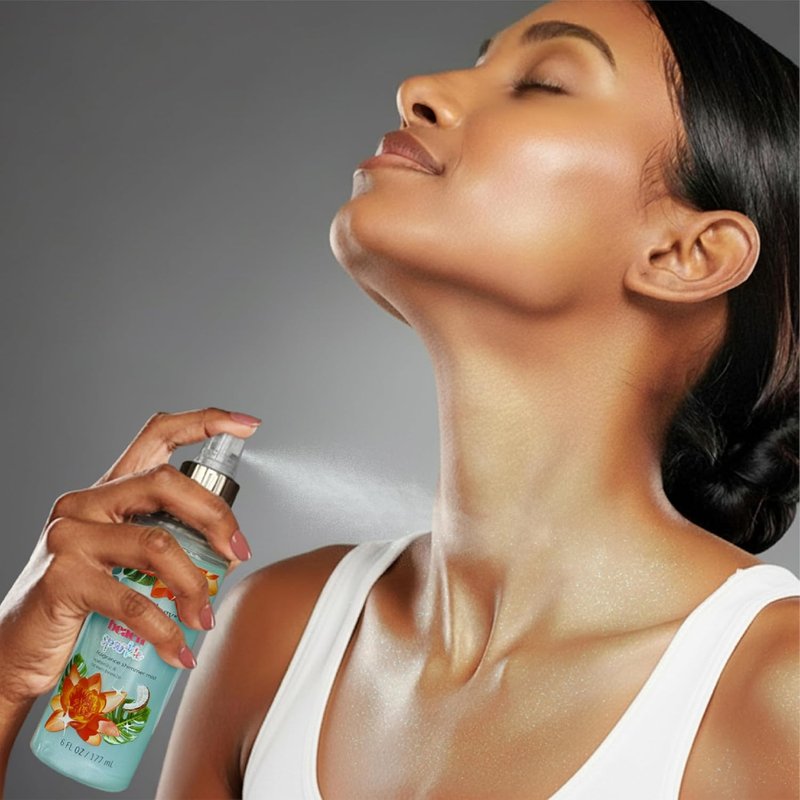 Hawaiian Beach Fragrance Shimmer Mist - Body Mist Spray, 6 Fl Oz