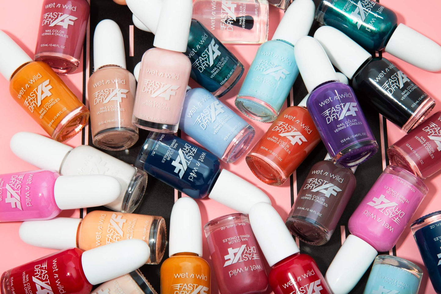 wet n wild Fast Dry AF Nail Polish, Quick 40 Second Dry Time, Long Lasting High-Shine - Get Stoned