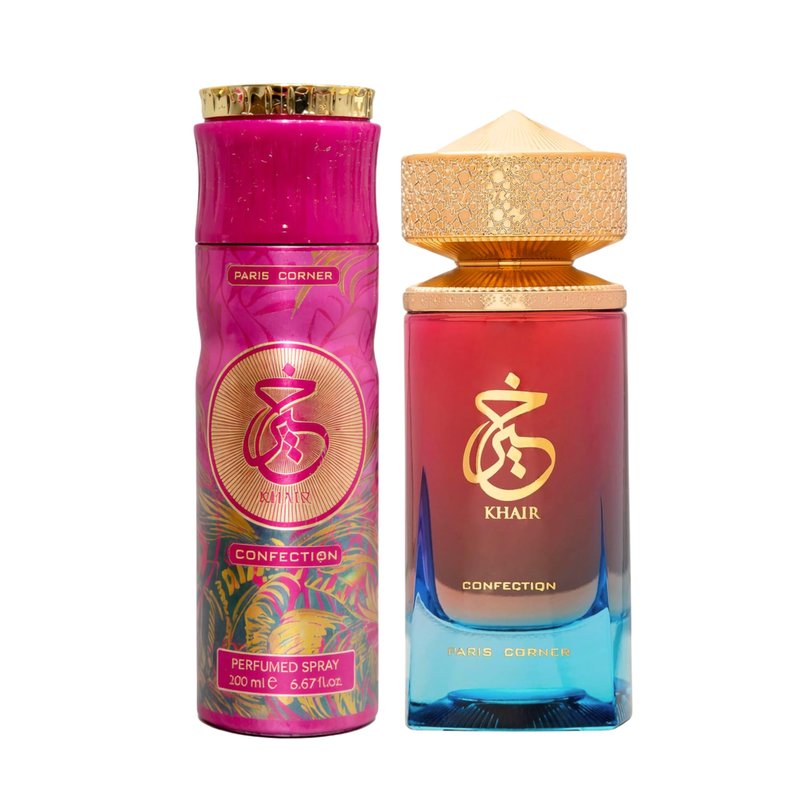 Paris Corner Bundle Khair Confection EDP & Deodorant Perfume for Women Sweet Scent Duo