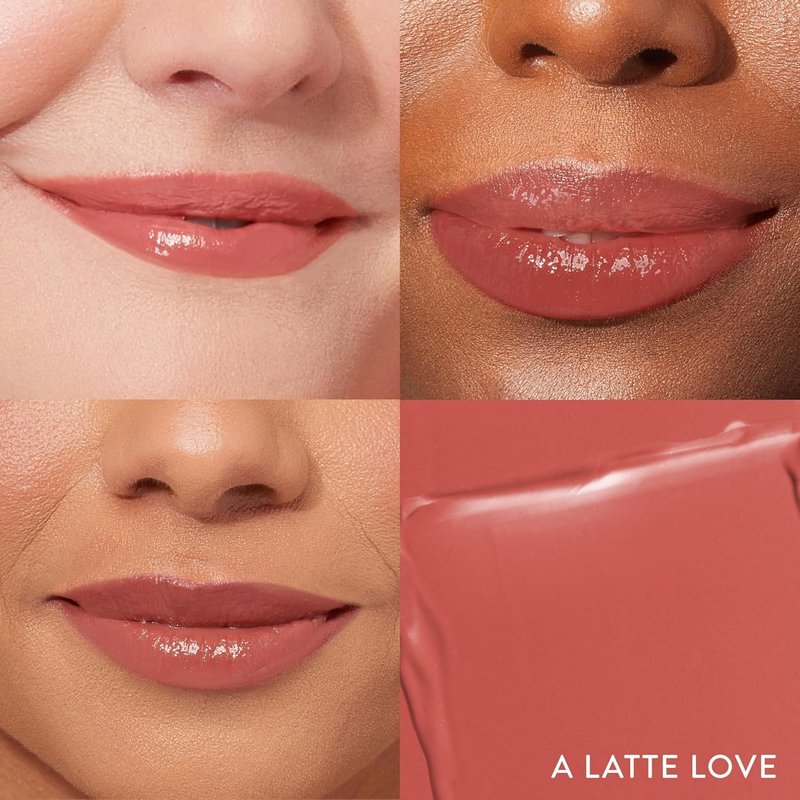 Laura Geller Jelly Balm Tinted Lip Balm - A Latte Love | Hydrating Vitamin E, Semi-Shine Finish