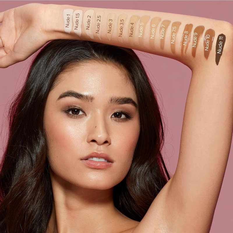 Nudestix Tinted Cover Liquid Foundation - Lightweight, Buildable Coverage for Radiant Skin | Hydrating Formula with 18 Botanical Extracts