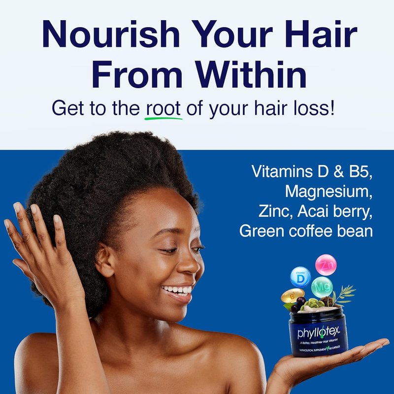 Dr. Recommended Hair Growth Vitamins - Clinically Proven Supplement for Thicker, Fuller Hair | 1 Month Supply