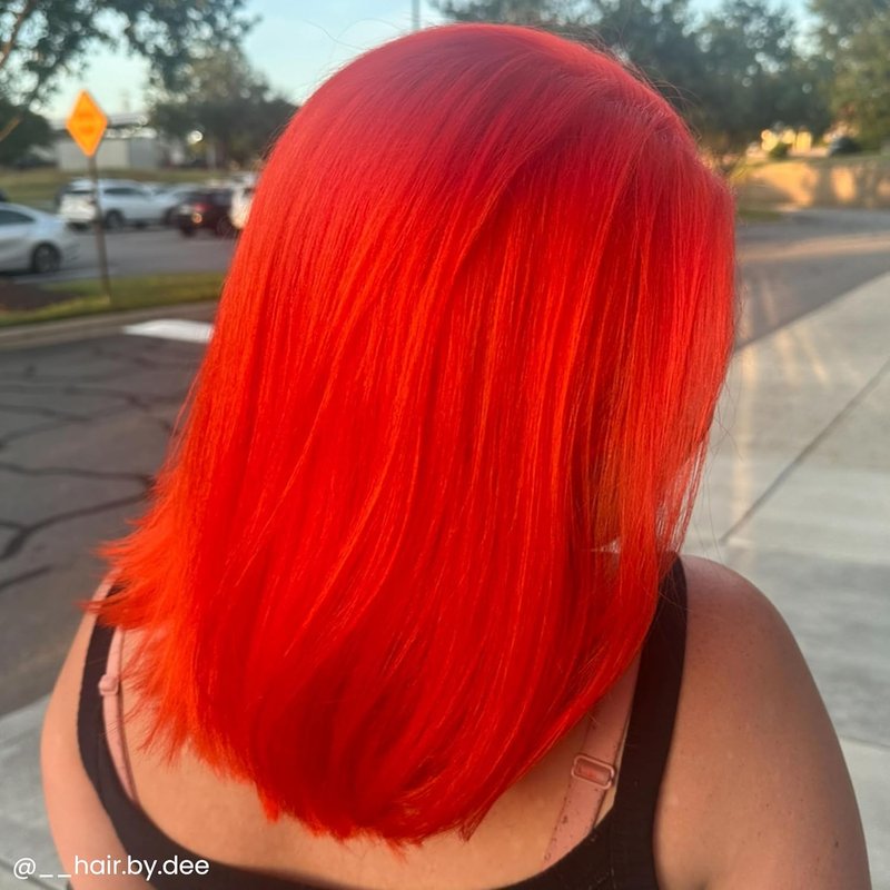 ARCTIC FOX Sunset Orange Vegan Semi-Permanent Hair Color Dye - 8 Fl Oz | Cruelty-Free Formula