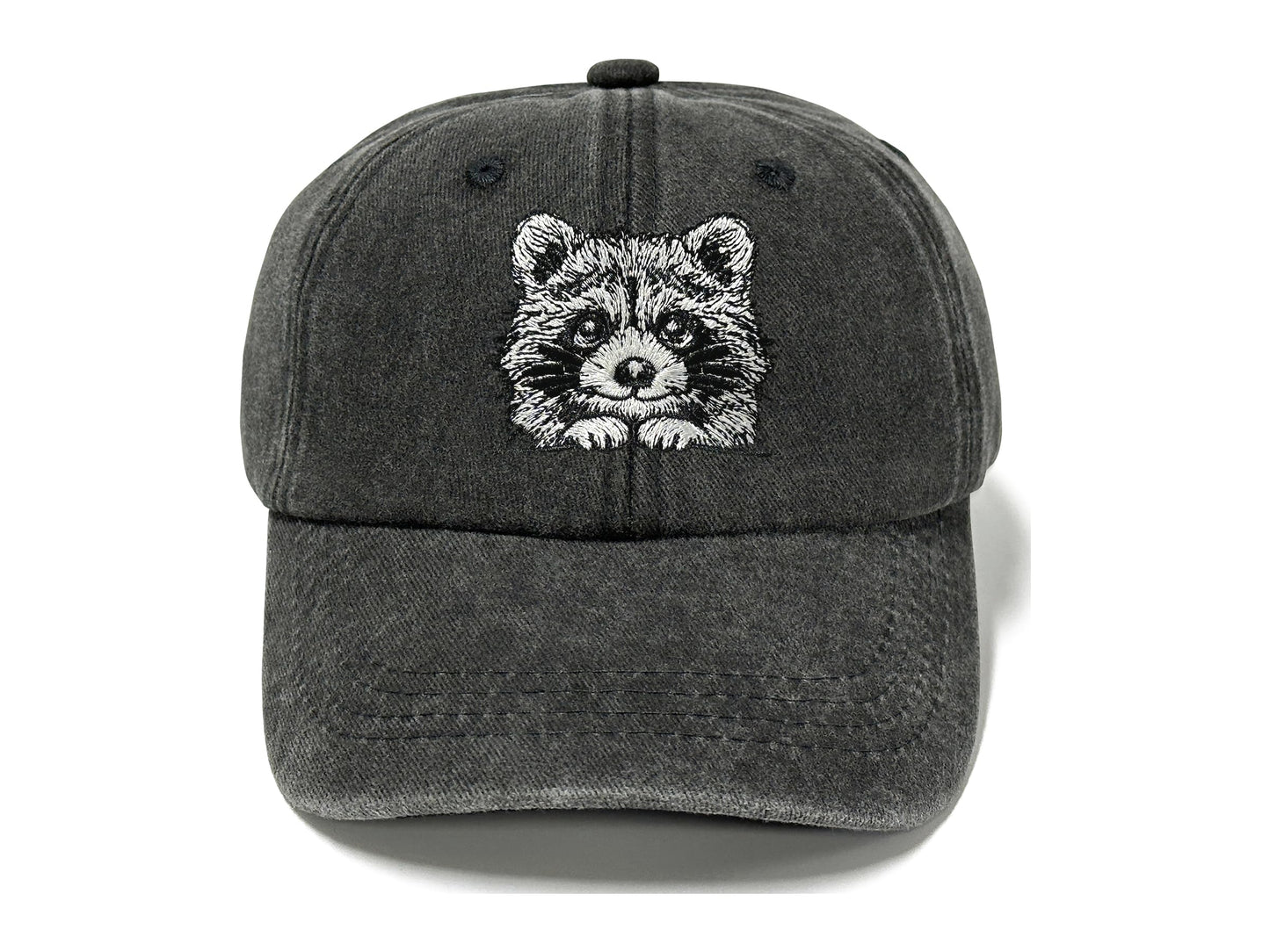 Horpe Raccoon Gifts for Kids, Child Racoon Hat for Forest Animal Party, Embroidered Baseball Cap for Boys and Girls