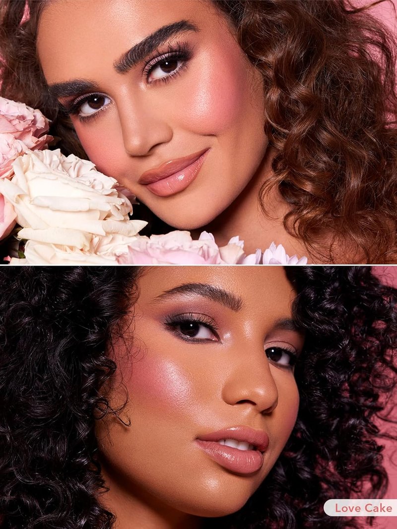 SheGlam Color Bloom Dayglow Liquid Blush - Shimmer Finish for Radiant Cheeks | Love Cake