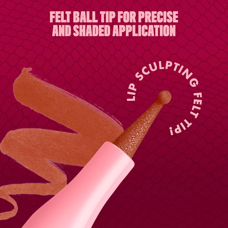 NYX PROFESSIONAL MAKEUP Lip Lingerie Liner - All-Day Waterproof Stain in Naughty Nude (Warm Tone)