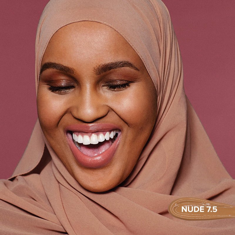 Nudestix Tinted Cover Liquid Foundation – Lightweight, Buildable Coverage for a Natural Radiant Finish | Hydrating Formula with 18 Botanical Extracts | Clean, Vegan Makeup, Shade: Nude 7.5