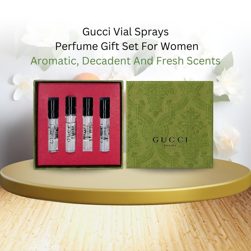 Gucci Perfume for Women Variety Fragrance Eau De Parfum Gift Set Mini Collection
