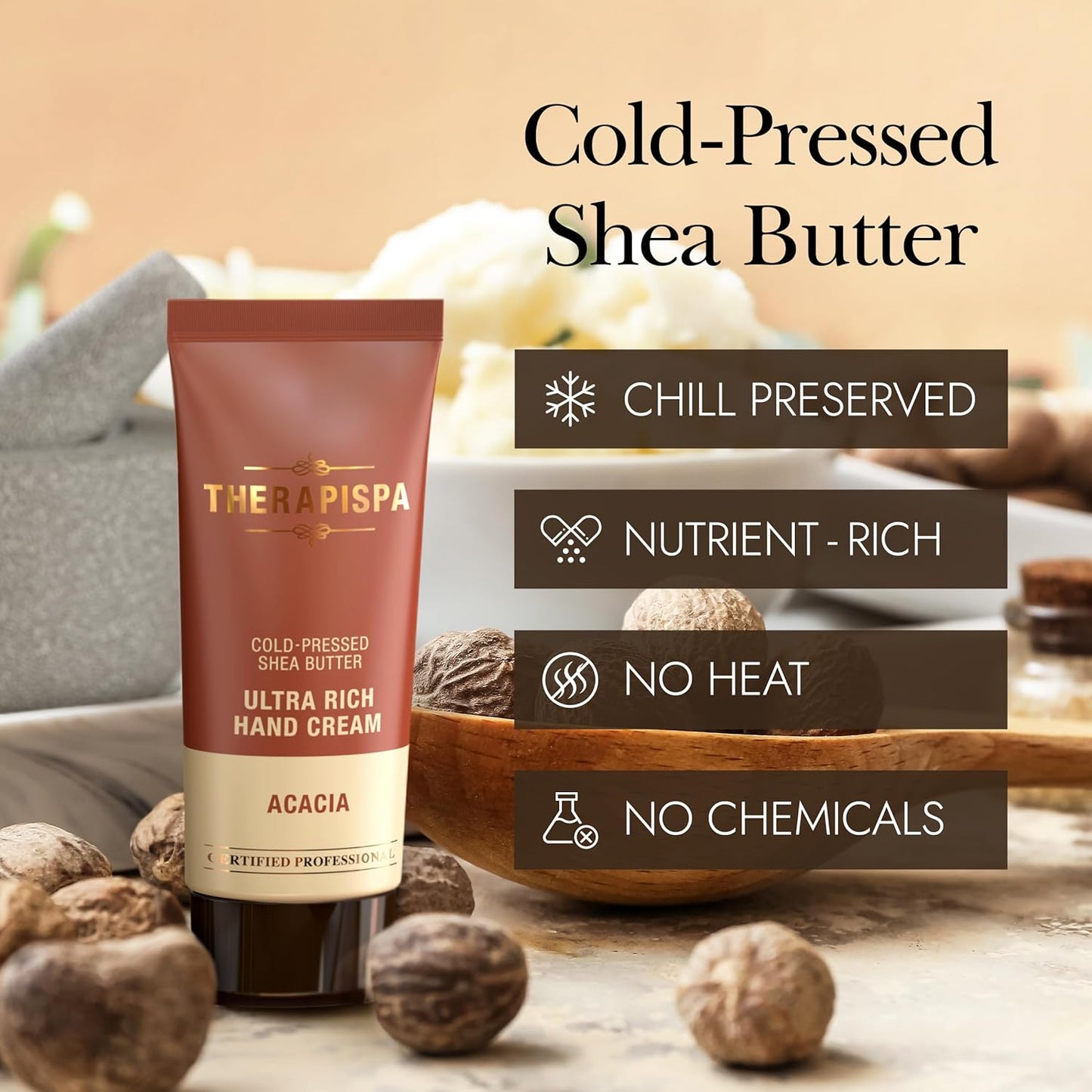 Ultra Rich Hand Cream - Intensive Hydration & Repair for Dry Hands | Shea Butter, Ceramides, Niacinamide, Lavender, 2 oz