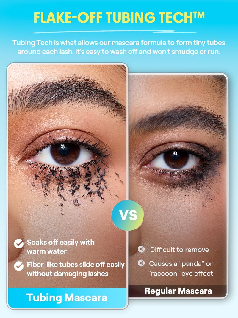 SHEGLAM Lashlighter Infinite Tubing Waterproof Lengthening Volume Washable Mascara