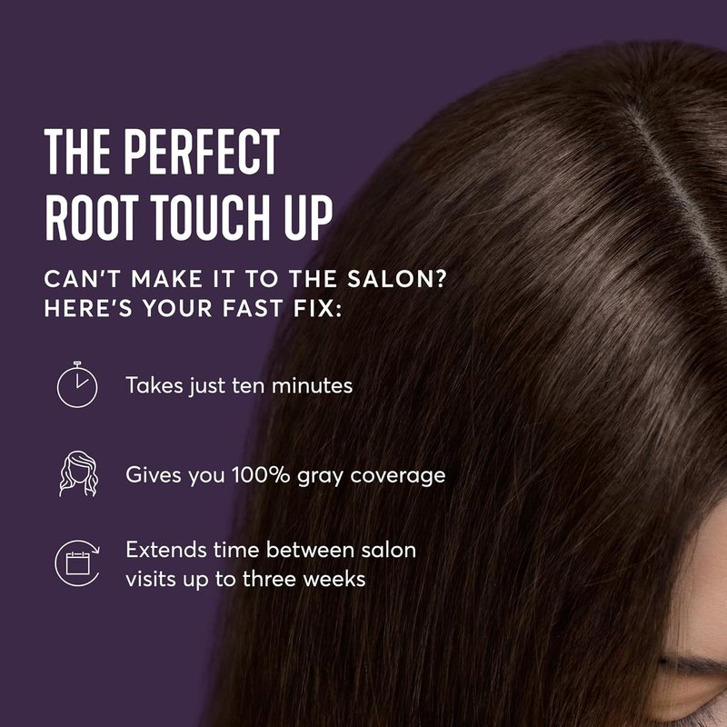 Madison Reed Root Touch Up Kit - 100% Gray Coverage, Ammonia-Free | 5N Calabria Dark Brown, 2 Applications