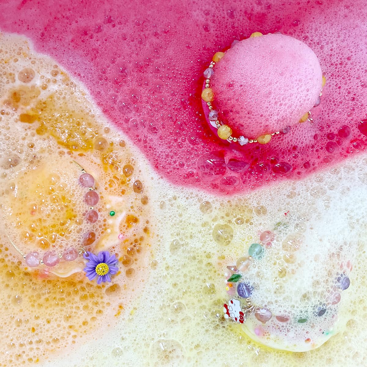 9 Pack Cupcake Bath Bombs for Kids with Surprise Inside, Kids Bath Salts with Jewelry Inside for Princess Girls, Super Large Kids Bath Balls for Children…